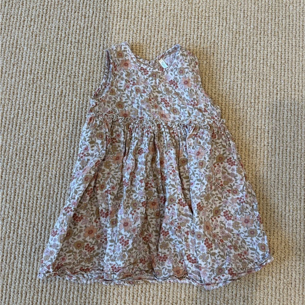 Rylee + Cru Kids Harper Dress || Pink Gardenia - 4-5Y